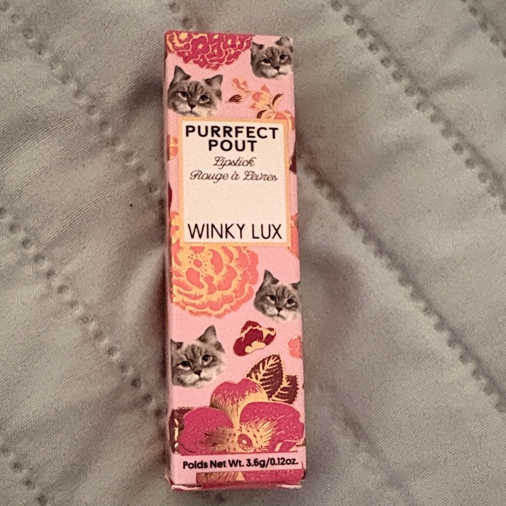New In Box WINKY LUX Purrfect Pout Lipstick in color Purrincess